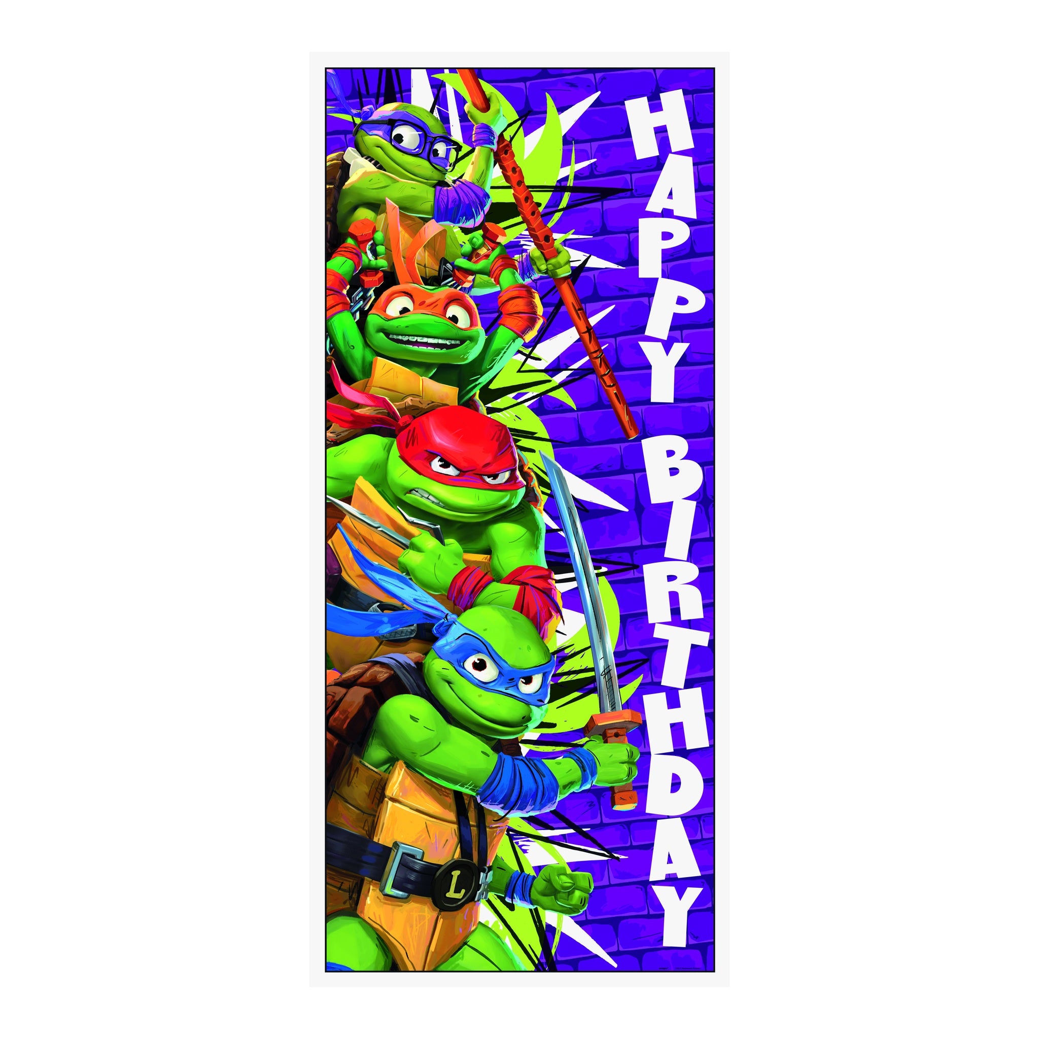 Door Poster Teenage Mutant Ninja Turtles